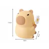 Lampka nocna kapibara dotykowa dla dzieci silikonowa usb timer 30min-5907451381670