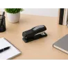 Zszywacz biurowy do 25 kartek metalowy czarny ergonomiczny do biura szkoły-5907451387863
