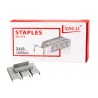 Zszywki biurowe metalowe 24/6 do zszywacza 1000 szt srebrne do szkoły-5907451388013