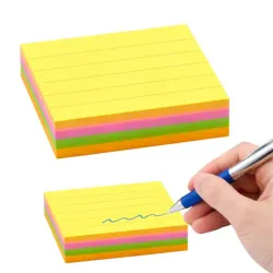 Karteczki samoprzylepne liniowane 100 kartek notes sticky-5907451387795