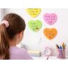 Karteczki samoprzylepne serce serduszko 100 szt notatki sticky notesik mały-5907451387788