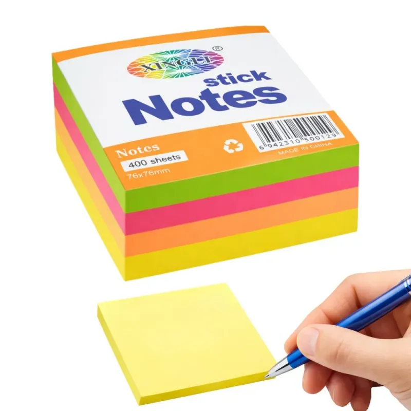 Karteczki samoprzylepne bloczek 400 kartek notesy sticky notes zestaw-5907451387764