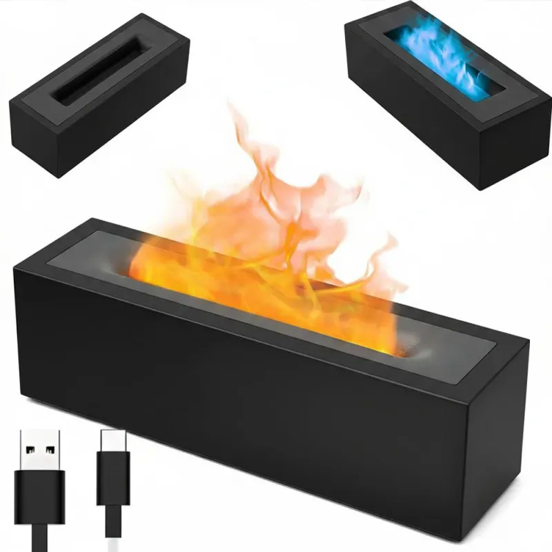Nawilżacz powietrza usb ultradźwiękowy płomień aromaterapia dyfuzor-5907451390474