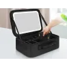 Kuferek na kosmetyki kosmetyczka podróżna organizer szkatułka lusterko-5907451380697