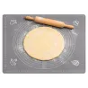 Stolnica silikonowa 50x40cm mata kuchenna do wyrabiania ciasta zwijana-5907451378038