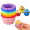 Foremki silikonowe 12 szt na babeczki desery muffinki do pieczenia-5907451377833