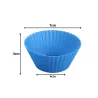 Foremki silikonowe 12 szt na babeczki desery muffinki do pieczenia-5907451377833