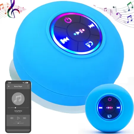 Głośnik bluetooth mini ipx4 przenośny mobilny bas z przyssawką-5907451391129