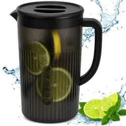 Dzbanek plastikowy 3l z pokrywką do wody soku napojów lemoniady pojemny-5907451391723