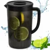 Dzbanek plastikowy 3l z pokrywką do wody soku napojów lemoniady pojemny-5907451391723