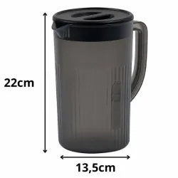 Dzbanek plastikowy 3l z pokrywką do wody soku napojów lemoniady pojemny-5907451391723
