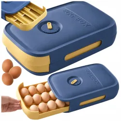 Pojemnik na jajka box organizer do lodówki pudełko szuflada do jaj-5907451380321
