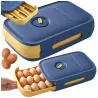 Pojemnik na jajka box organizer do lodówki pudełko szuflada do jaj-5907451380321