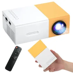 Projektor yg300 wersja 2025 full hd przenośny tv rzutnik usb hdmi pilot-5907451369784