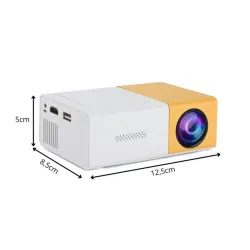 Projektor yg300 wersja 2025 full hd przenośny tv rzutnik usb hdmi pilot-5907451369784