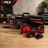 Piła łańcuchowa akumulatorowa pilarka miecz 12" 2x21v 3Ah i walizka-5907451391457