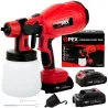 Pistolet do malowania akumulatorowy 2x 21v agregat malarski natryskowy-5907451391327