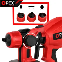 Pistolet do malowania akumulatorowy 2x 21v agregat malarski natryskowy-5907451391327