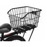 Koszyk rowerowy kosz na bagażnik z odblaskiem metalowy pojemny tylni-5907451379967