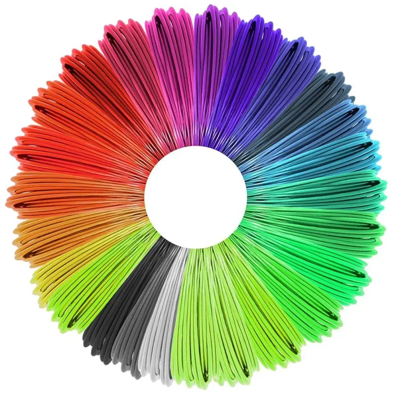 Wkłady do długopisu 3D PLA filament 30 kolorów x 5m razem 150m-5907451347881