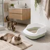 Kuweta dla kota otwarta z ramką soldna toaleta na żwirek + łopatka-5907451359761