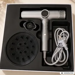 Suszarka do włosów z dyfuzorem koncentratorem 2000w profesjonalna-5907451390191
