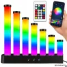 Lampka stojąca led RGB barwne schody USB 5v music sync aplikacja pilot-5907451392195