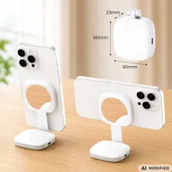 Lampa lampka LED z lusterkiem magnes MagSafe do telefonu adapter-5907451392287
