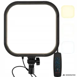 Lampa led do nagrywania makijażu zdjęć live 2500k - 7500k 3 barwy CCT-5907451392270