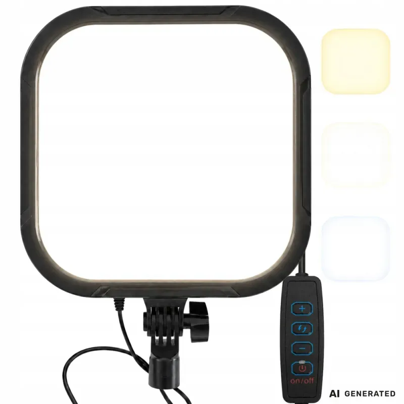 Lampa led do nagrywania makijażu zdjęć live 2500k - 7500k 3 barwy CCT-5907451392270