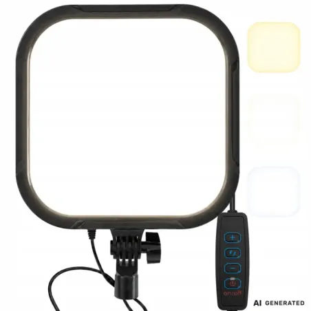 Lampa led do nagrywania makijażu zdjęć live 2500k - 7500k 3 barwy CCT-5907451392270