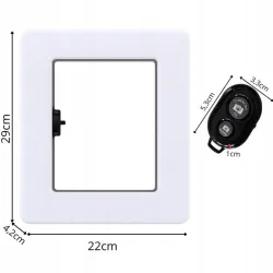 Lampa led pierścieniowa 3 barwy światła do telefonu aparatu pilot-5907451392263