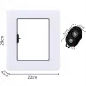 Lampa led pierścieniowa 3 barwy światła do telefonu aparatu pilot-5907451392263