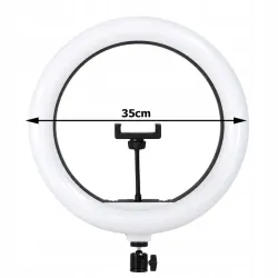 Lampa pierścieniowa ring do selfie zdjęć led 35cm regulacja barwy-5907451392256