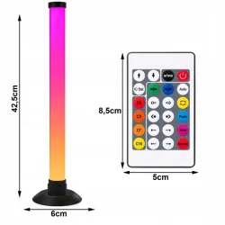 Light bar lampka biurkowa 42 cm RGB czujnik muzyki oświetlenie ambient-5907451392188