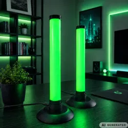 Light bar lampka biurkowa 22 cm RGB czujnik muzyki oświetlenie ambient-5907451392164