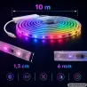 Taśma neon led 10m RGB bluetooth aplikacja pilot zew i wew wodoodporna-5907451392126