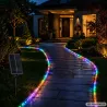 Taśma led wodoodporna 10m ip65 z zasilaniem solarnym kolorowa + pilot-5907451392102