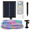 Taśma led wodoodporna 5m ip65 z zasilaniem solarnym kolorowa + pilot-5907451392096