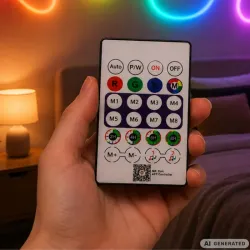 Taśma sznur wąż świetlny rgb neon wodoodporny aplikacja pilot timer ip67-5907451392089