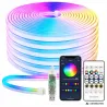 Taśma neon led 5m rgb bluetooth aplikacja pilot elastyczna wodoodporna-5907451392072