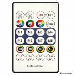 Taśma neon led 5m rgb bluetooth aplikacja pilot elastyczna wodoodporna-5907451392072