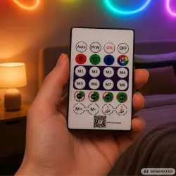 Taśma neon RGB-IC 360° 5m led bluetooth aplikacja pilot 5V/USB-5907451392058