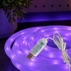 Taśma led neon rgbic 360° 5m bluetooth aplikacja pilot usb elastyczna-5907451392058