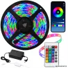 Taśma led RGB kolorowa 10m 12v 5050 SMD aplikacja music sync zasilacz-5907451392034