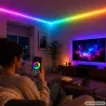 Taśma led RGB kolorowa 10m 12v 5050 SMD aplikacja music sync zasilacz-5907451392034