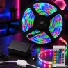 Taśma led RGB kolorowa 10m 12v 5050 SMD aplikacja music sync zasilacz-5907451392034