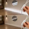 Taśma led usb 5v 5m białe zimne światło z włącznikiem samoprzylepna ozdobna-5907451392027