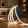 Taśma led usb 5v 5m białe zimne światło z włącznikiem samoprzylepna ozdobna-5907451392027