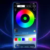 Taśma neon led 10m rgb bluetooth aplikacja pilot elastyczna ledy kolorowa-5907451392003